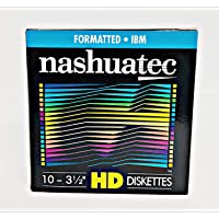 Nashuatec - Disquete de alta densidad HD de 2 caras- formato de disco de 3-5 pulgadas- 10 unidades por paquete para…